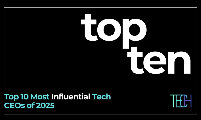 Top 10 Most Influential Tech CEOs of 2025 – TECH