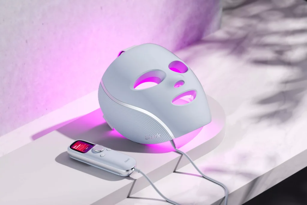 SharkNinja CryoGlow: The LED Face Mask Making Waves In Beauty Tech